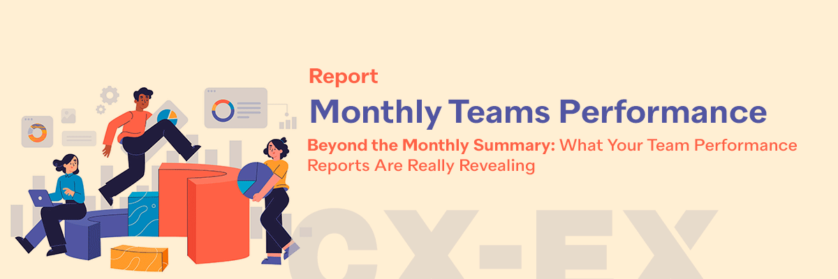 Monthly Teams Performance Report Header
